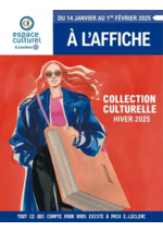 Prospectus Espace culturel E.Leclerc : SELECTION HIVER