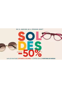 Prospectus Les opticiens mutualistes NEUFCHATEL EN BRAY : Soldes jusqu'à - 50%