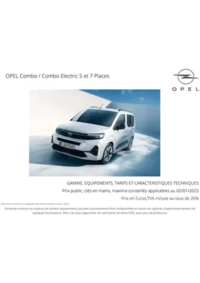 Prospectus Distributeur OPEL MATHIEU AUTOMOBILES SARL SAULT-LES-RETHEL : Opel Nouveau Combo Life Electric