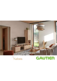 Prospectus GAUTIER NANCY : Collection Natura