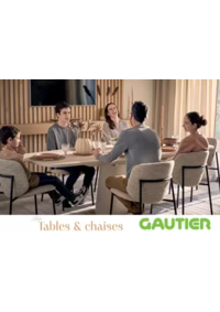 Prospectus GAUTIER MARJEVOLS : Collection Tables & chaises