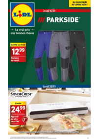 Prospectus Lidl RUE : Equipez-vous de vêtements chauds pour bricoler même l'hiver avec Parkside!