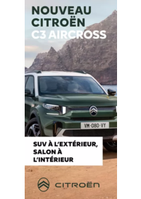 Prospectus Citroen ERSTEIN : Citroën Nouveau ë-C3 Aircross C-BOOK