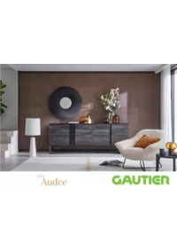 Prospectus GAUTIER Dijon : Collection Audce