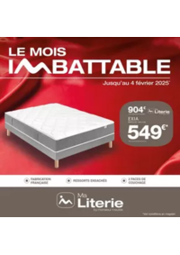 Prospectus Monsieur meuble ARRAS : Le Mois Imbattable Ma Literie by Monsieur Meuble est de retour du 8 janvier au 4 février !