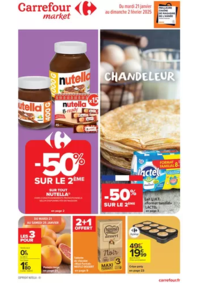 Prospectus Carrefour Market BOURGES 114 AVENUE DE DUN SUR AURON : CHANDELEUR