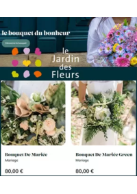 Prospectus Le Jardin des Fleurs SAINTE MAXIME : Bouquet du bonheur