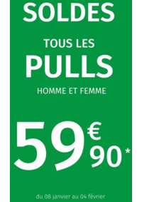 Prospectus Revendeur Mise Au Green BEAUVAIS : Soldes : jusqu'à -50% et plus ! Du 08 janvier au 04