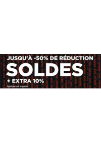 Prospectus G-Star Aubervilliers C.C. Millénaire : SOLDES jusqu'à -50 %