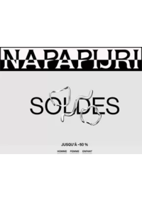 Prospectus Napapijri Courchevel : SOLDES jusqu'à -50 %