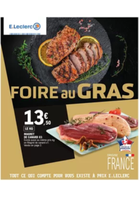 Prospectus E.Leclerc AIRE SUR L'ADOUR : FOIRE AU GRAS N°1