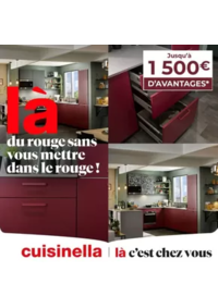 Prospectus cuisinella LANGRES : Vous allez tomber red : jusqu’au 31 janvier, profitez de nos offres jusqu'à 1 500€ d’avantages