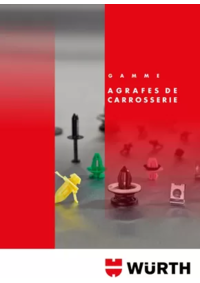 Prospectus Wurth BOULAZAC : Agrafes de carrosserie