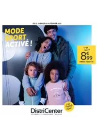 Prospectus distri-center Saint-Léonard : Mode sport activé !