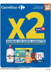 Prospectus Carrefour BREST : DOUBLEZ VOS EUROS CAGNOTTÉS