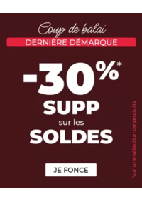 Prospectus Dégriff'Stock VALENCE : Deuxième démarque soldes Jusqu'à -30%