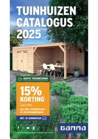 Prospectus GAMMA HALLE : Tuinhuizen Catalogus