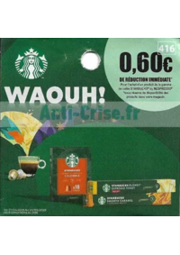 Prospectus Starbucks Coffee Compagny Paris 29 Rue du Faubourg Saint Antoine : Waouh Starbucks !