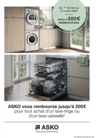 Prospectus Copra EMBRUN : Asko vous rembourse jusqu'à 200€