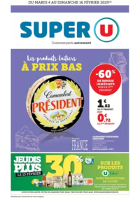 Prospectus Super U FRASNE : Spécial produits laitiers