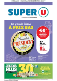 Prospectus Super U ST REMY DE SILLE : Spécial produits laitiers