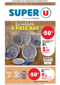 Prospectus Super U CUISEAUX : Spécial Maison