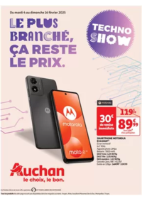 Prospectus Auchan LUXEUIL LES BAINS : Technoshow : Le plus branché, ça reste le prix