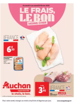 Prospectus Auchan Supermarché : Le frais, le bon moins cher