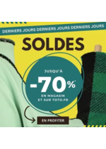 Prospectus Toto : DERNIERS JOURS DES SOLDES CHEZ TOTO !