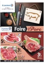 Prospectus E.Leclerc : FOIRE AU PORC