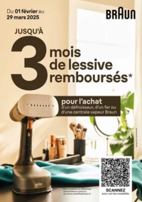 Prospectus Copra COUIZA : Braun vous rembourse jusqu'à 3 mois de lessive