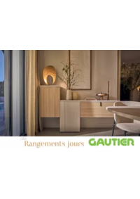 Prospectus GAUTIER MARJEVOLS : Collection Rangements jours