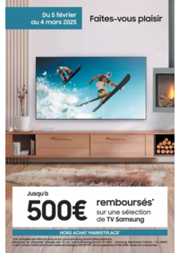 Prospectus Boulanger Cormontreuil : OFFRE SAMSUNG jusqu'à 500€ REMBOURSÉS