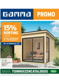 Prospectus GAMMA UCCLE : Tuinhuizen Catalogus!