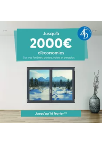 Prospectus Tryba MONTELIMAR : Jusqu'à 2000€ d'économies Sur vos fenêtres, portes, volets et pergolas