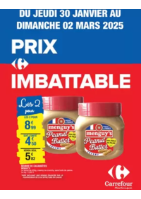 Prospectus Carrefour CHERBOURG : Carrefour PRIX IMBATTABLE DU 30 JANVIER AU 2 MARS 2025