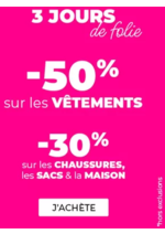 Prospectus Dégriff'Stock : -50% sur les vêtements