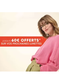 Prospectus Les opticiens mutualistes LA FERTE BERNARD : Jusqu'à 60€ offerts