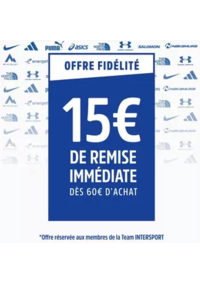 Prospectus Intersport ANNONAY - DAVEZIEUX : Offre fidélité