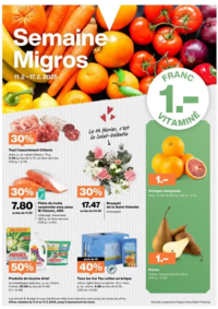 Prospectus Migros Supermarché : Rabatt und Aktione