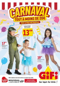 Prospectus Gifi SAINT JEAN DE SOUDAIN : Carnaval