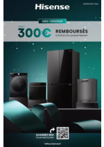 Prospectus Boulanger : OFFRE Hisense : jusqu'à 300€ remboursés !