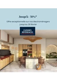 Prospectus Cuisines références ST MEDARD EN JALLES : Offre exceptionnelle sur nos électroménagers jusqu'au 28 février