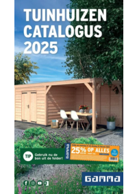 Prospectus GAMMA MACHELEN : Tuinhuizen Catalogus