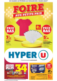 Prospectus Hyper U CHANTONNAY : Foire petits prix