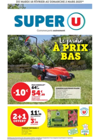 Prospectus Super U SECONDIGNY : Spécial Jardin