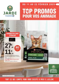 Prospectus Jardi E.Leclerc CHATEAULIN : Top promos pour vos animaux