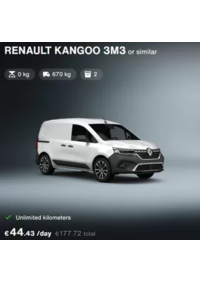 Prospectus Sixt MARSEILLE APT - SIXT SAS : Renault Kangoo 3m3