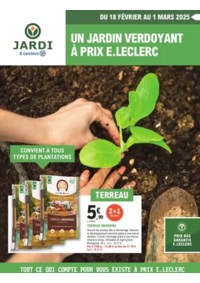 Prospectus Jardi E.Leclerc CHATEAULIN : Un jardin verdoyant à prix E.Leclerc