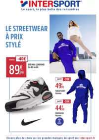 Prospectus Intersport MANOSQUE : LE STREETWEAR STYLÉ À PRIX